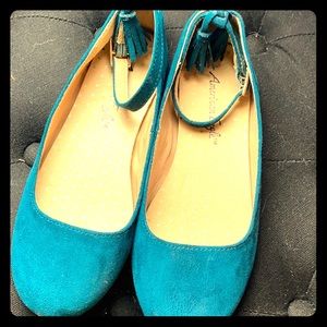 Girls Teal Shoes